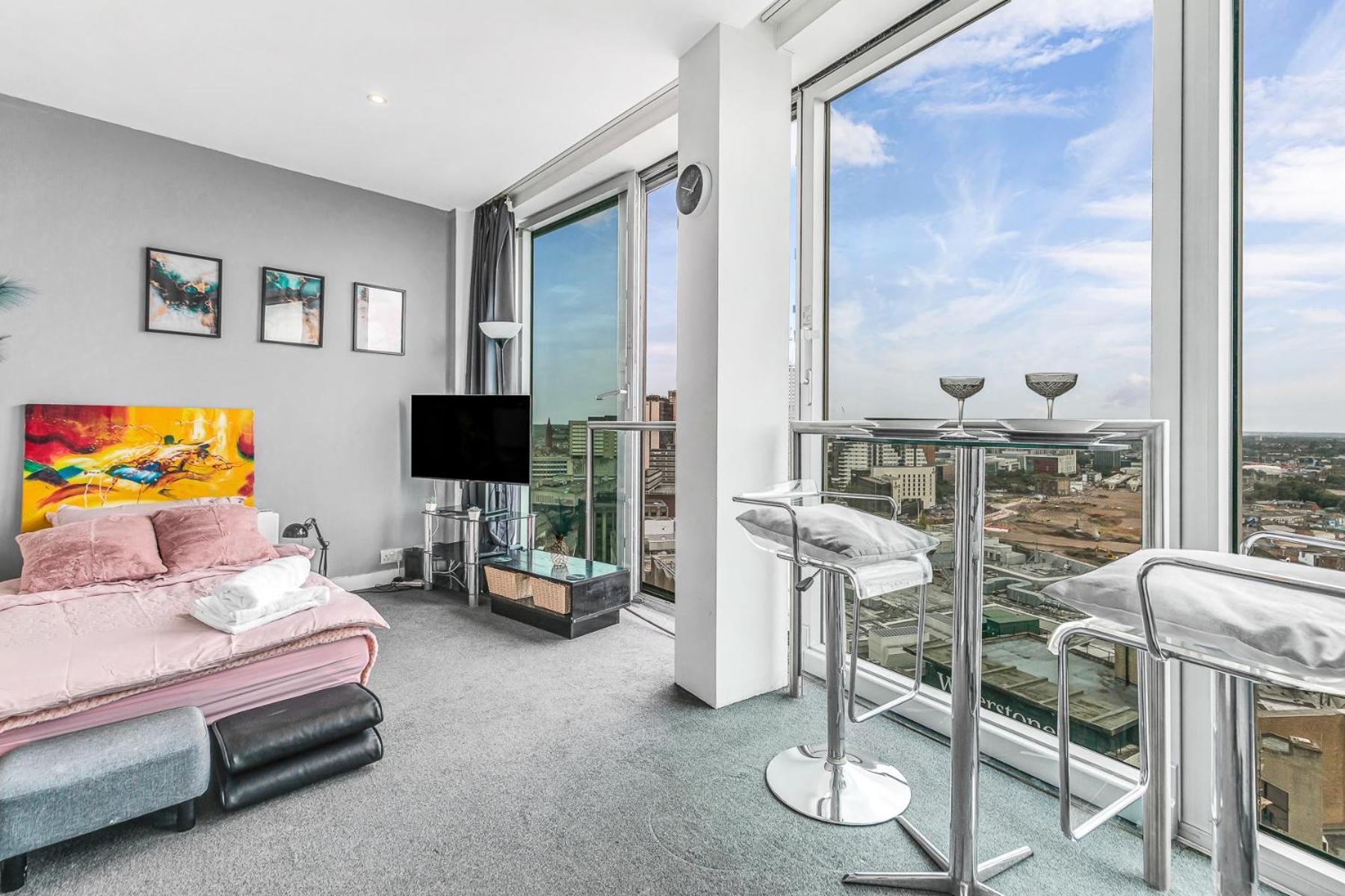 2-Bed Studio At The Heart Of Birmingham City Center Extérieur photo